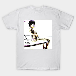 Tatoo babe sunbath T-Shirt